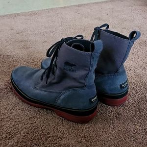 EUC Sorel Woodbine Surplus Short Boots
